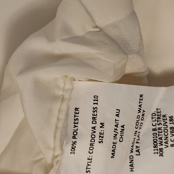 **5/$25** Little Mountain White Mini Dress - Picture 3 of 6